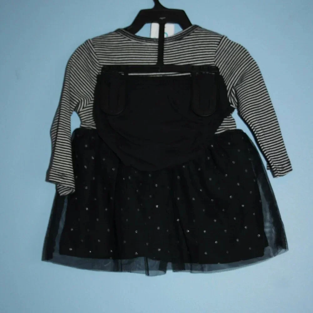 Carter's Child of Mine 2 Piece Set Dress and Diaper Cover Size 0-3M NWT